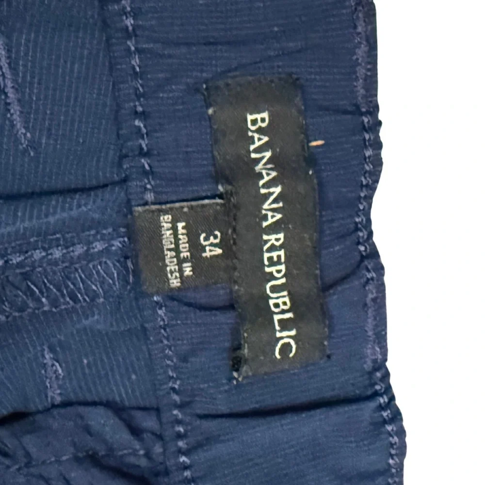 Banana Republic Navy‎ Stretch Shorts Men’s 34 Tailored Casual Summer